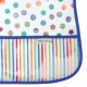 Blue Dots Bib with Pocket - Feeding Bib - Baby Babas