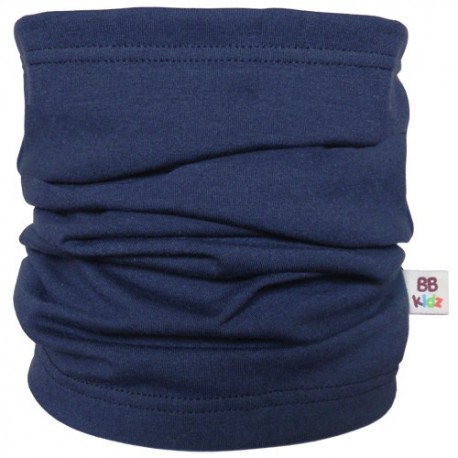 Navy Blue Tube Scarf Kids - Baby Babas