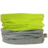Lime Green & Grey Duo Tube Scarf - Baby Babas