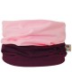 Aubergine & Light Pink Duo Tube Scarf - Baby 0-2 years by Baby Babas