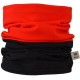 Red & Black Duo Tube Scarf - Kids 2-8 years - Baby Babas