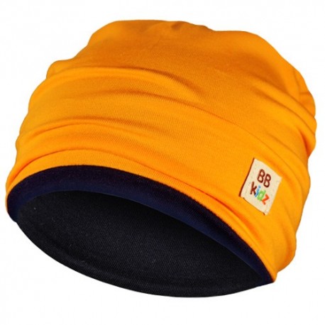 Gorro Naranja y Azul Marino 6-24 meses