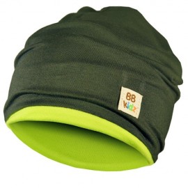 Khaki & Lime Green Hat - Baby