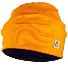 Gorro Naranja y Azul Marino - Niños 2-8 años