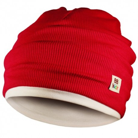 Burgundy & Cream Hat - Kids 2-8 years - Baby Babas