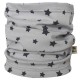 Light Grey with Stars Tube Scarf - Baby