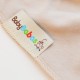 Beige Dribble Bib XL - Baby Babas