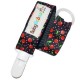 Black with Cherries Pacifier Clip - Baby Babas